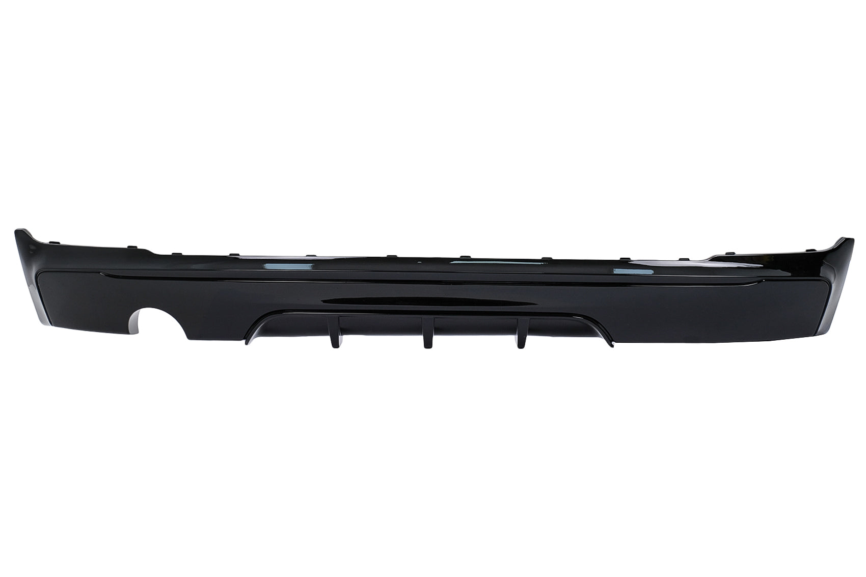 Stoßstange Spoiler Luftverteiler Linke Einzelsteckdose für BMW 2er F22 F23 13+ Glanzend zwart Carpartstuning Austria