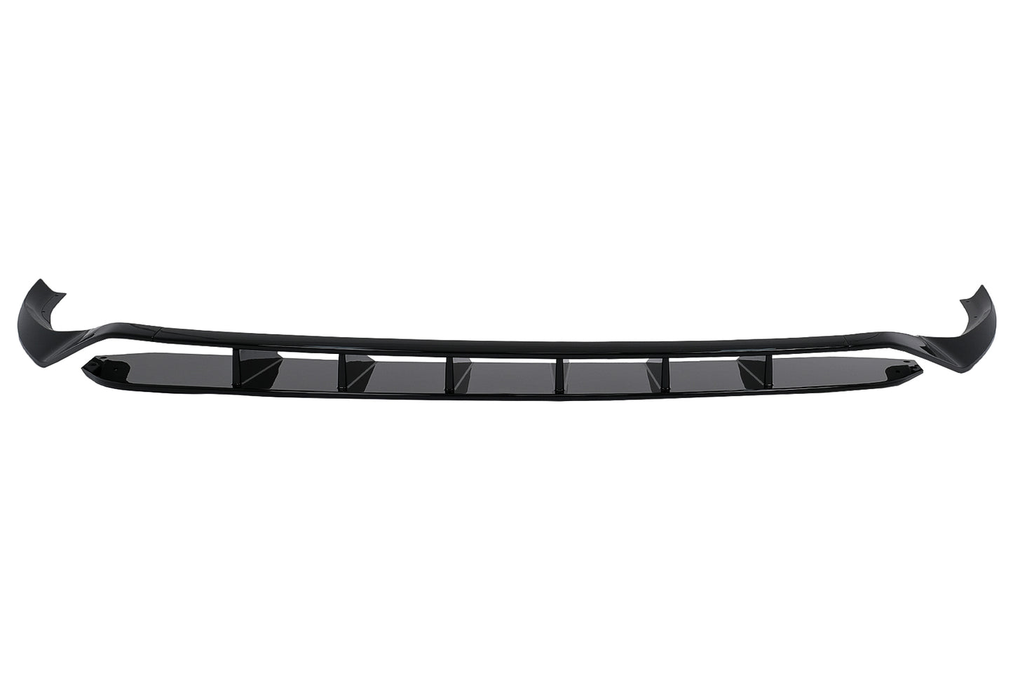 Stoßstangenspoiler Lippe Erweiterung Für Audi Q8 S-Linie 2018-2023 Glänzend Schwarz Carpartstuning Austria