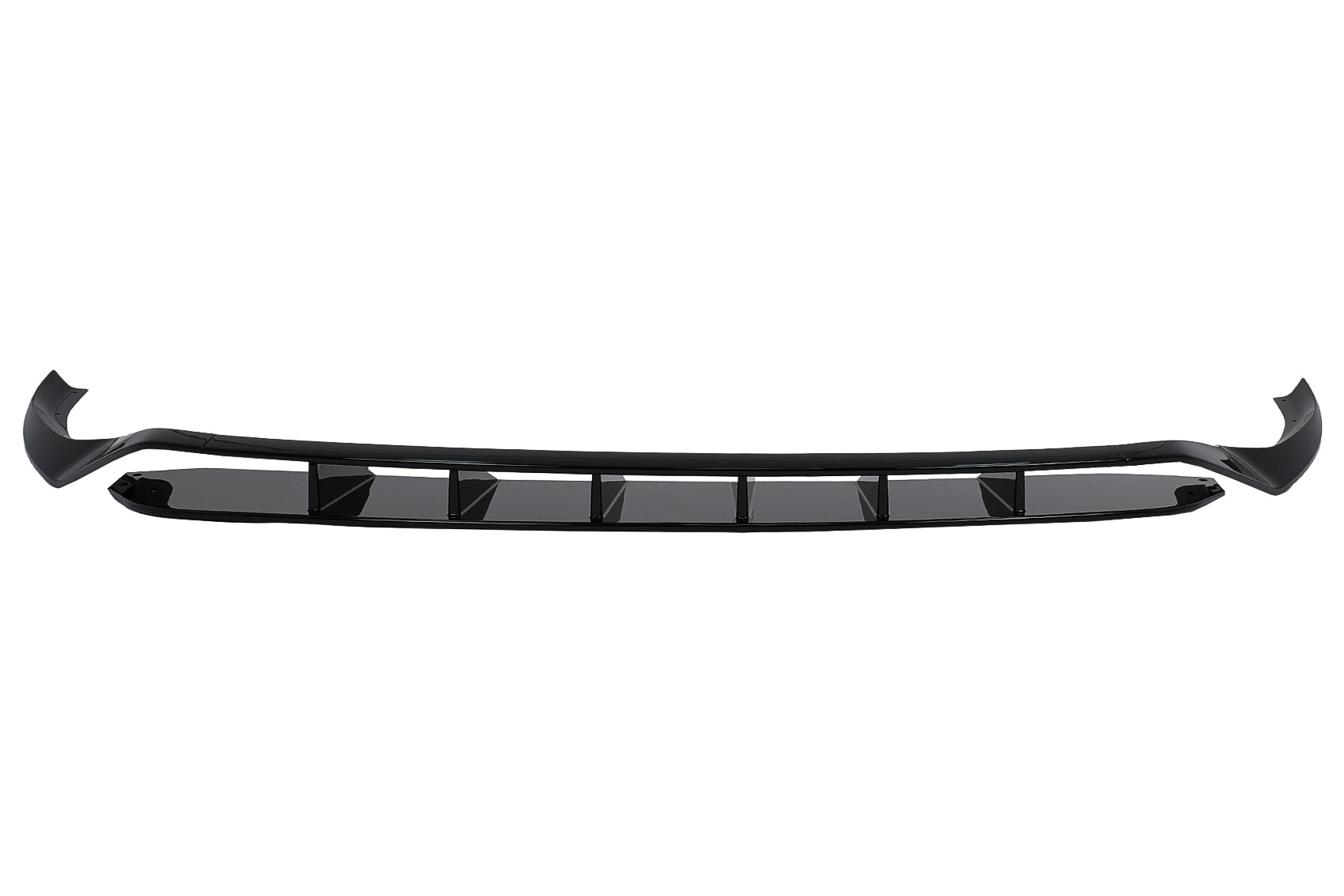 Stoßstangenspoiler Lippe Erweiterung Für Audi Q8 S-Linie 2018-2023 Glänzend Schwarz Carpartstuning Austria