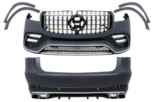 Bodykit für Mercedes GLS SUV X167 19+ Stoßstange Radkästen Endrohre Carpartstuning Austria