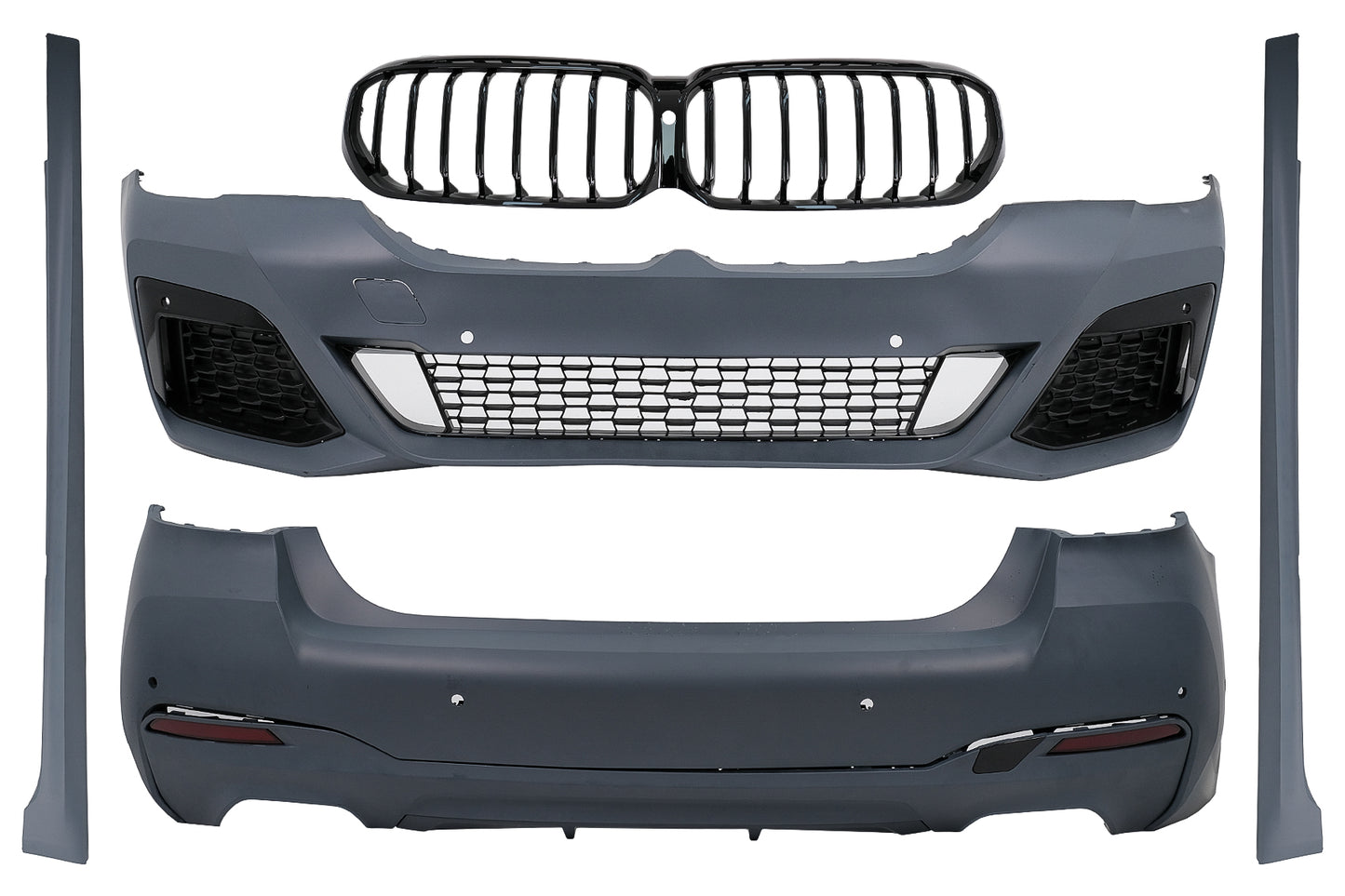Bodykit für BMW 5er G30 LCI 2020+ MT Look Nierengitter Seitenschweller Stoßstange Carpartstuning Austria