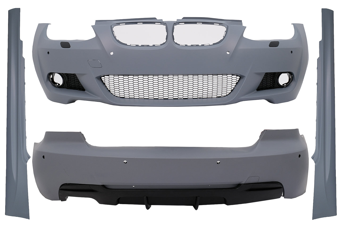 Bodykit für BMW 3er E92 E93 Non-LCI 06–09 Coupe Cabrio M-Tech Look Stoßstangen Seitenschweller Carpartstuning Austria