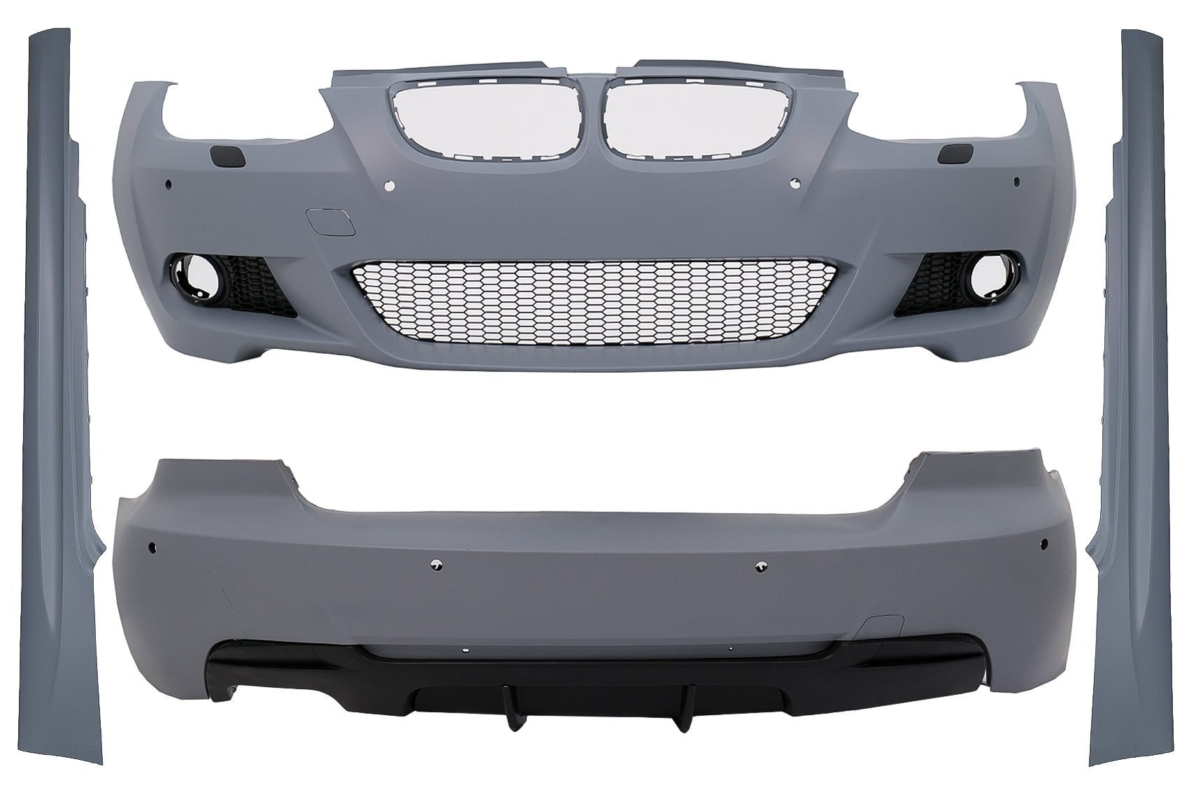 Bodykit für BMW 3er E92 E93 Non-LCI 06–09 Coupe Cabrio M-Tech Look Stoßstangen Seitenschweller Carpartstuning Austria