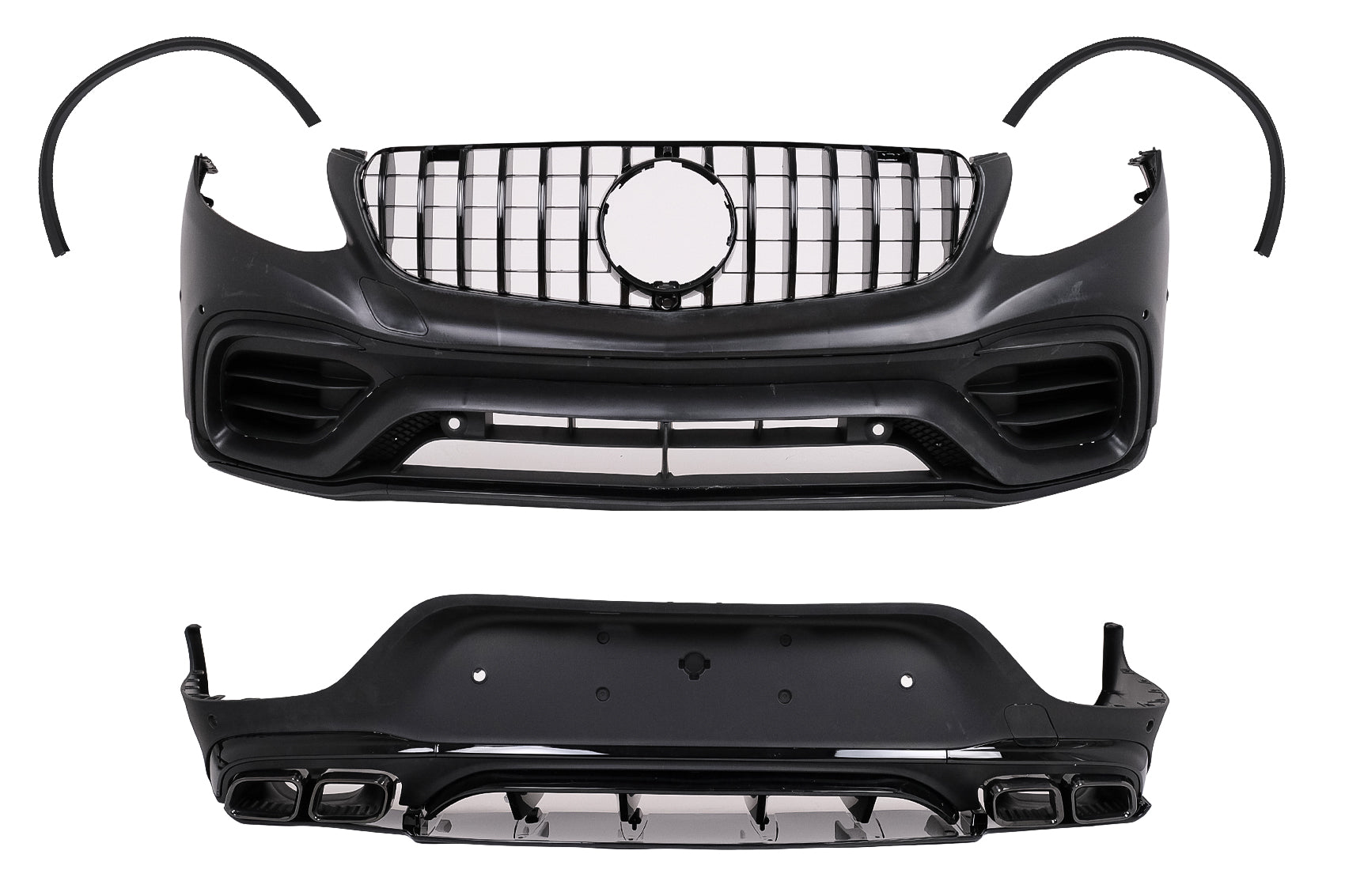 Bodykit für Mercedes GLC Coupe C253 15- 07.19 Stoßstange Radhäuser C63 Look Carpartstuning Austria