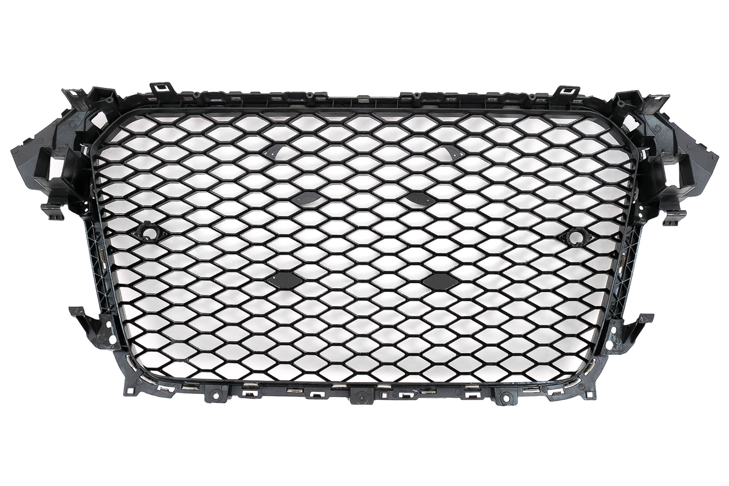 Kühlergrill für AUDI A4 B8 MOPF 12-15 RS Look Glänzend Schwarz PDC ohne Emblem Carpartstuning Austria