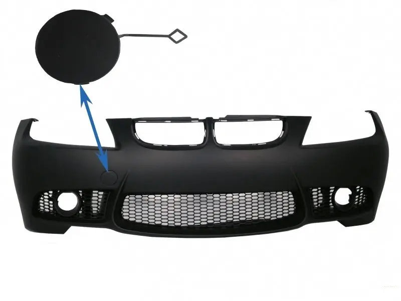 Abschlepphakenabdeckung Frontstoßstange Passend Für BMW 3er E90 Limousine E91 Touring (2004-2008) Nicht LCI M3 Design KITT