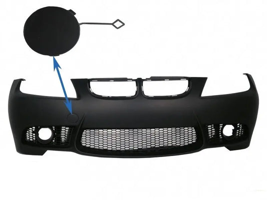 Abschlepphakenabdeckung Frontstoßstange Passend Für BMW 3er E90 Limousine E91 Touring (2004-2008) Nicht LCI M3 Design KITT