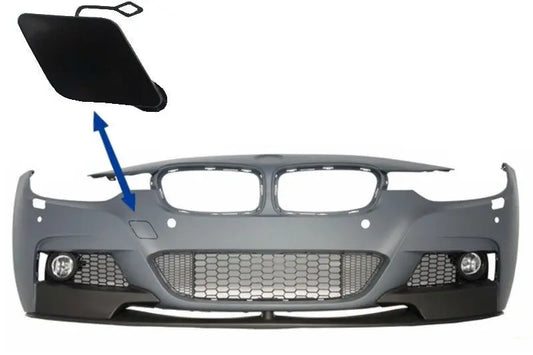 Abschlepphakenabdeckung Frontstoßstange Passend Für BMW 3er F30 F31 Limousine Touring (2011) M-Tech M Performance Design KITT