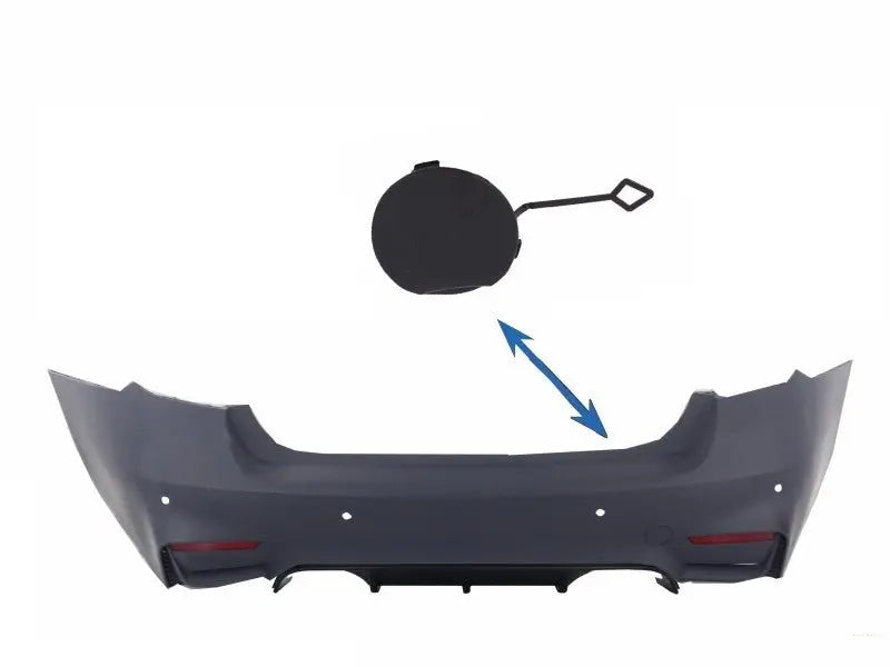 Abschlepphakenabdeckung Heckstoßstange Passend Für BMW 3er F30 (2011-Up) M3 M-Tech Design KITT