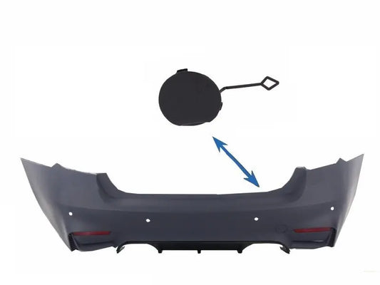 Abschlepphakenabdeckung Heckstoßstange Passend Für BMW 3er F30 (2011-Up) M3 M-Tech Design KITT