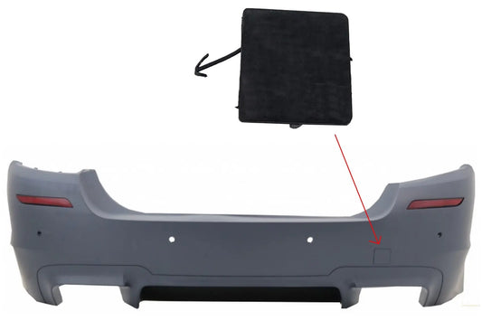 Abschlepphakenabdeckung Heckstoßstange Passend Für BMW 5er F10 F11 (2011-2017) M5 Design KITT
