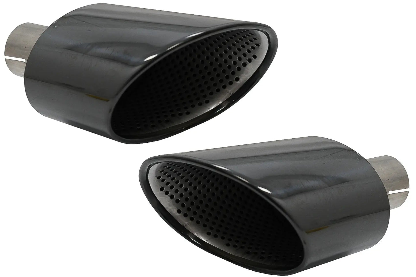 Auspuff Endrohre Passend Für Audi A4 B9 (2016-2019) A5 F5 (2017-2019) Schwarz KITT Professional Exhaust Systems