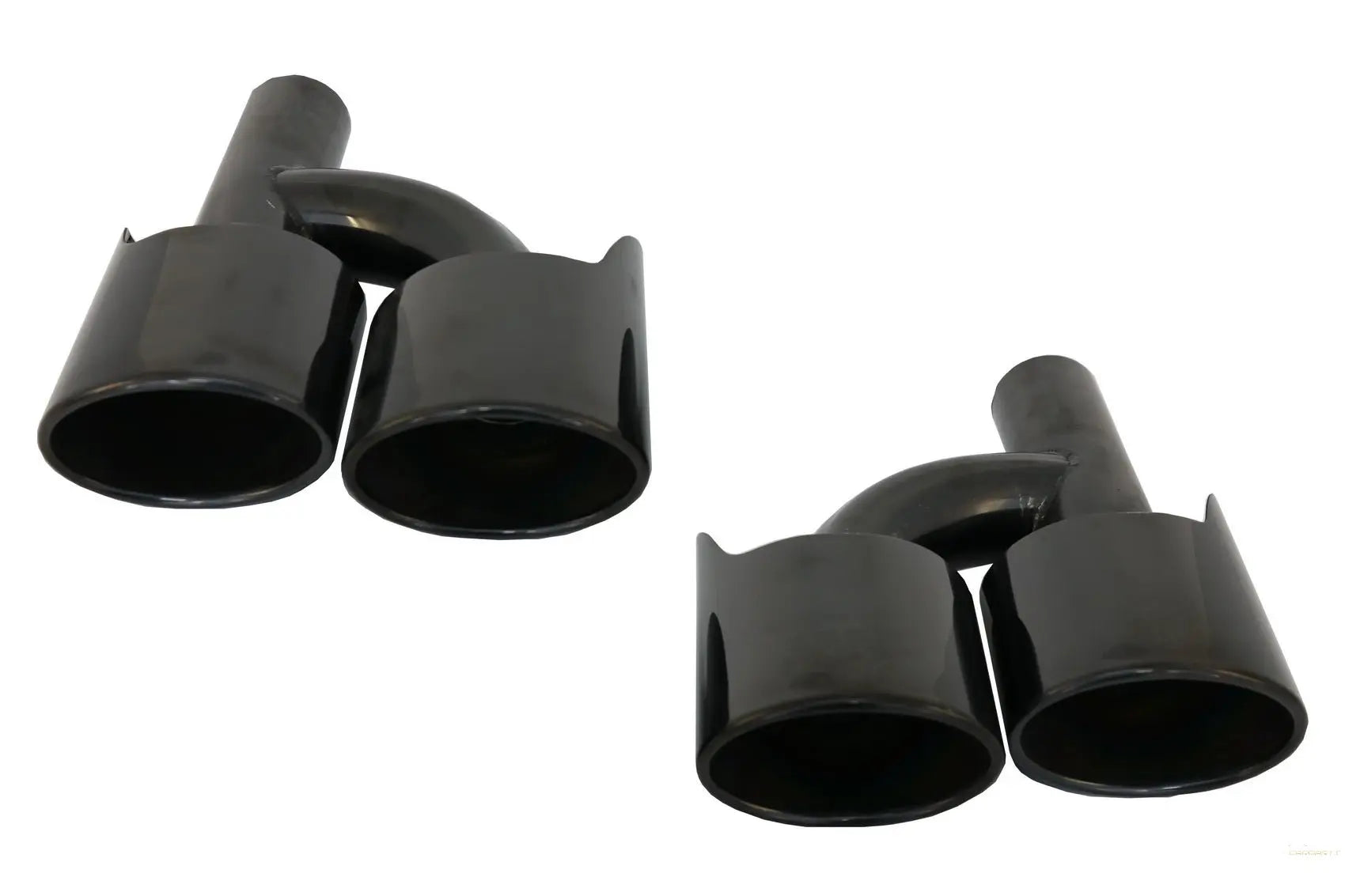 Auspuffblenden Schwarz Passend Für Mercedes C-Klasse E-Klasse S-Klasse CLS SL SLK W204 W211 W221 W219 E63 C63 Design KITT