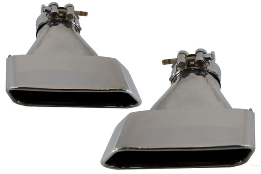 Auspuffendrohre Passend Für BMW 5er Limousine Touring F10 F11 F18 550i V8 LCI Quadratisches Design KITT Professional Exhaust Systems