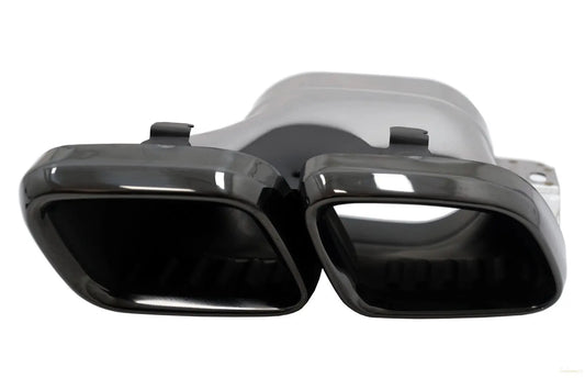 Auspuffendrohre Passend Für Mercedes C-Klasse W205 S205 C205 A205 C63 C63s Facelift (2019) Schwarz KITT