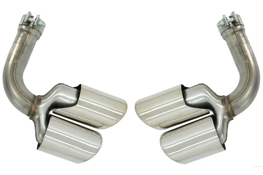 Auspuffendrohre Quad Geeignet Für Porsche Cayenne 9y0 SUV 3.0 (2018-Up) Upgrade Auf Cayenne S Chrom KITT Specials