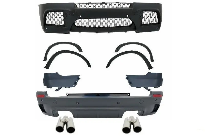 Bodykit Mit Endschalldämpfer Passend Für BMW X5 E70 (2007-2013) X5m M-Design KITT