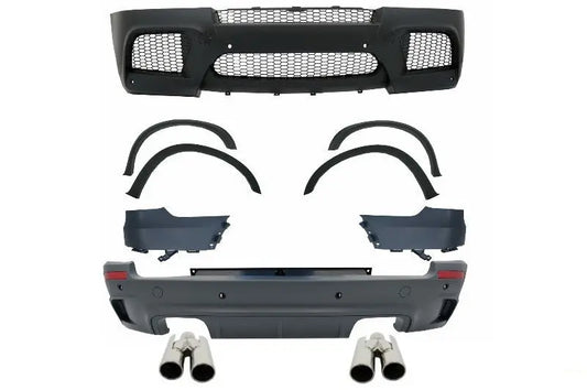 Bodykit Mit Endschalldämpfer Passend Für BMW X5 E70 (2007-2013) X5m M-Design KITT