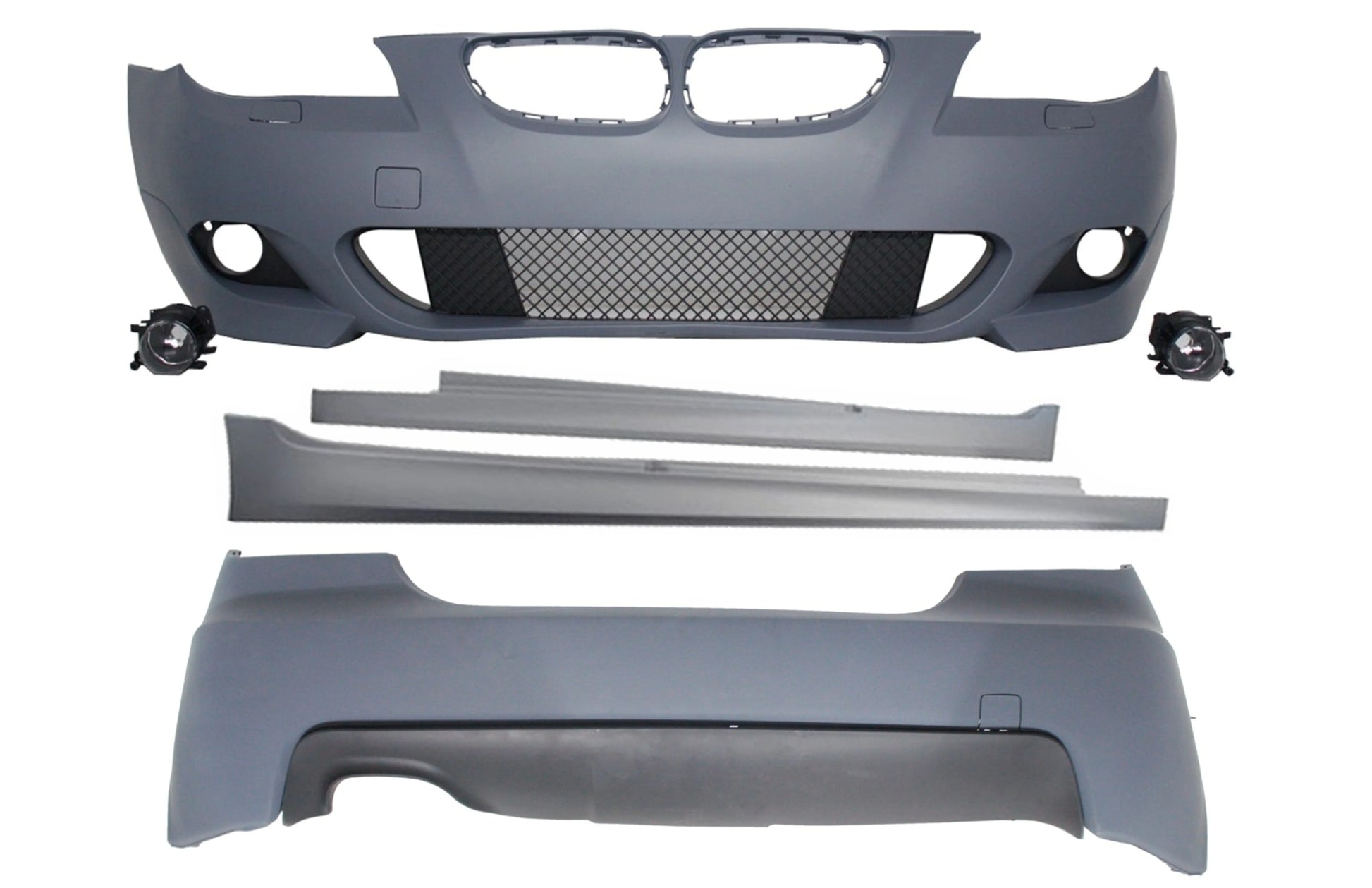Bodykit Passend Für BMW 5er E60 (2003-2010) M-Technik Design Nebelscheinwerfer Seitenschweller Und Ohne PDC KITT Specials