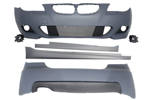 Bodykit Passend Für BMW 5er E60 (2003-2010) M-Technik Design Nebelscheinwerfer Seitenschweller Und Ohne PDC KITT Specials