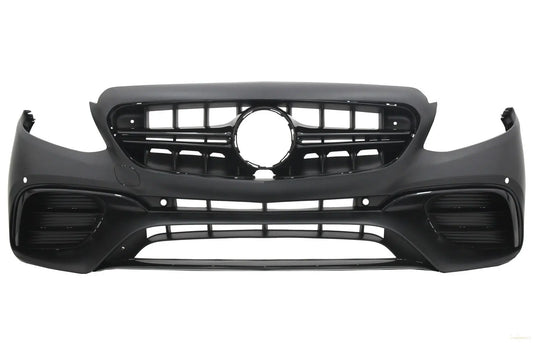 Bodykit Passend Für Mercedes E-Klasse W213 (2016-2019) E63 Design Mit Endschalldämpfer Schwarz KITT