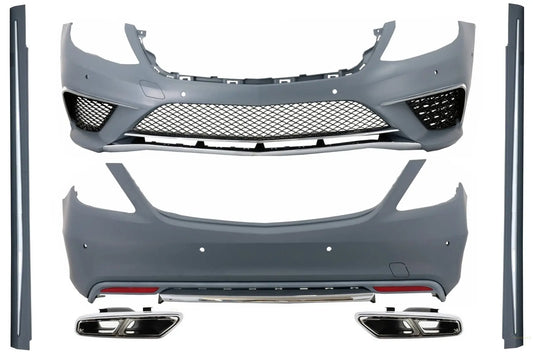 Bodykit Passend Für Mercedes W222 S-Klasse (2013-06.2017) Langversion Mit Endrohrblenden S65 Chrom Special Edition KITT