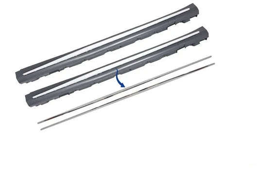 Chromteile Zierleisten Seitenschweller Passend Für Mercedes S-Klasse W222 (2013-2020) S65 S63 Design KITT