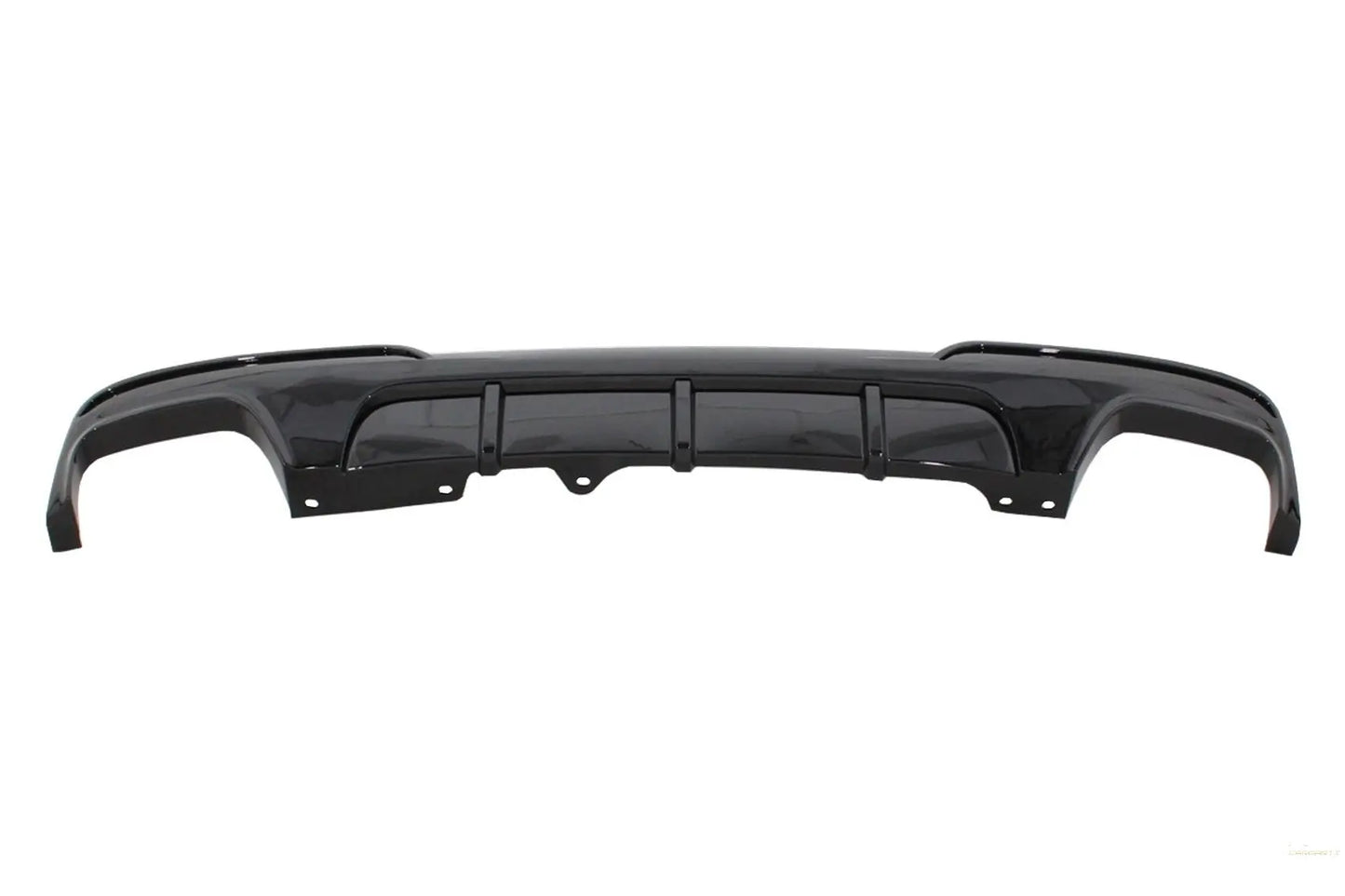 Doppelauslass-Luftdiffusor Mit Auspuffendrohren Dual Twin Passend Für BMW 5er F10 F11 (2011-2017) M-Performance Design KITT