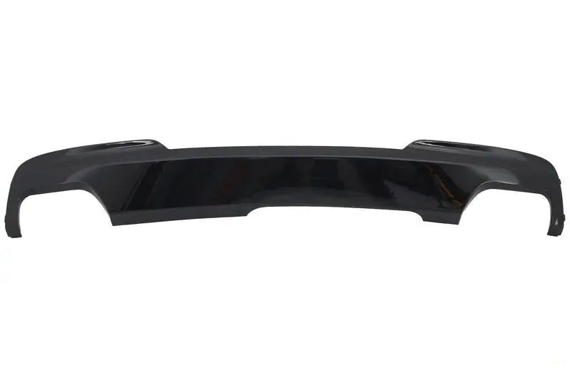 Doppelauslassluftdiffusor Passend Für BMW F10 F11 5er (2011-2017) M-Technik 550i Design Brillant Black Edition KITT