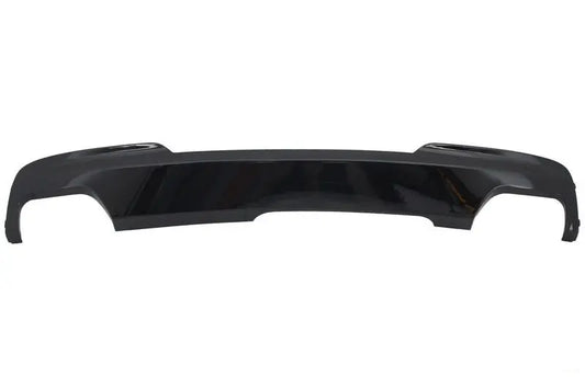 Doppelauslassluftdiffusor Passend Für BMW F10 F11 5er (2011-2017) M-Technik 550i Design Brillant Black Edition KITT