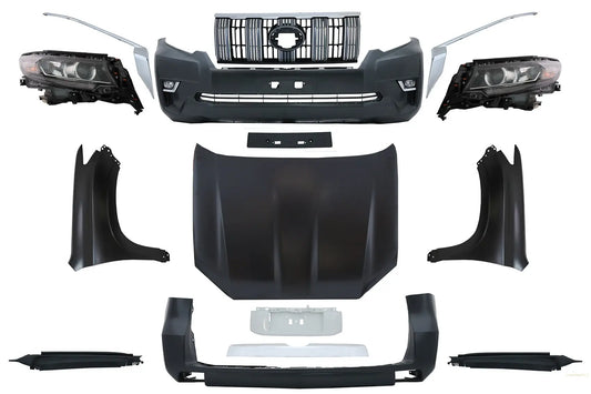 Facelift Umbau Body Kit Geeignet Für Toyota Land Cruiser Prado FJ150 Nachrüstmontage (2010+) Bis (2018+) Modell KITT
