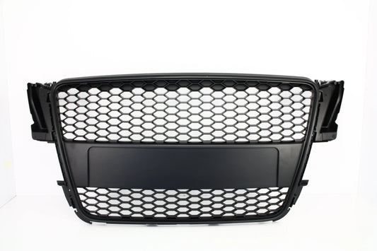 Frontgrill Ohne Emblem Passend Für Audi A5 8T (2007-2011) RS Design Mattschwarz KITT Specials