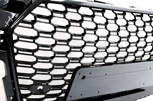 Frontgrill Ohne Emblem Passend Für Audi A5 F5 (2017-2019) RS Design Piano Black KITT Specials