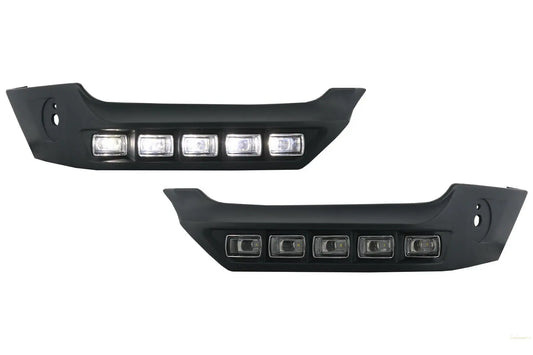 Frontschürze Mit LED-Drl-Verlängerung Passend Für Mercedes G-Klasse W463 (1989) KITT
