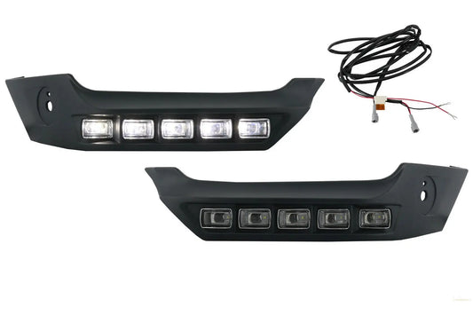 Frontschürze Mit LED-Drl-Verlängerung Passend Für Mercedes G-Klasse W463 (1989) KITT