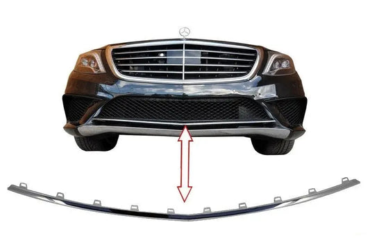 Frontschürze Mitte Spoilerlippe Passend Für Mercedes W222 S-Klasse (2013-2017) S65 Design KITT