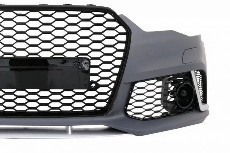 Frontschürze Passend Für Audi A6 4G Facelift (2015-2018) Und Heckschürze Volant Diffusor Mit Endrohren RS6 Design KITT
