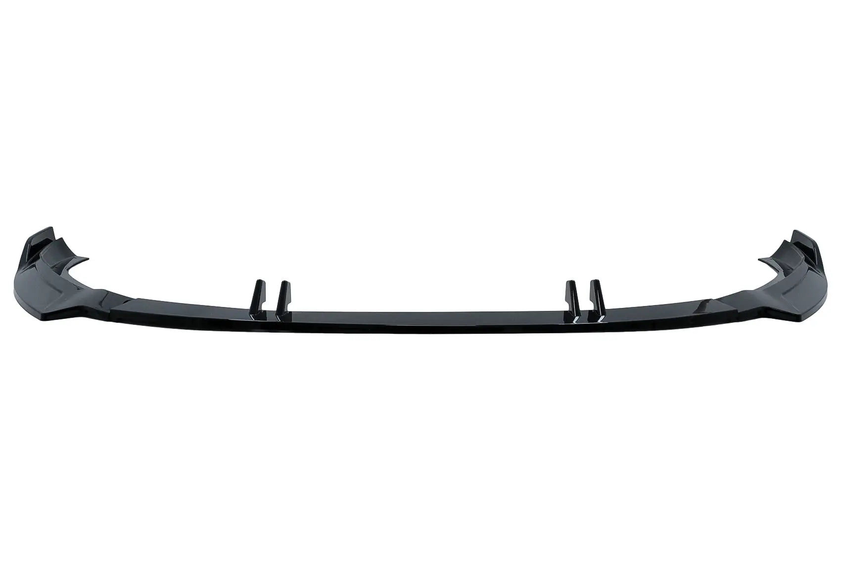Frontschürzenaufsatz-Spoilerlippe Passend Für Audi A4 B9 Second Facelift S-Line (2020) Piano Black KITT