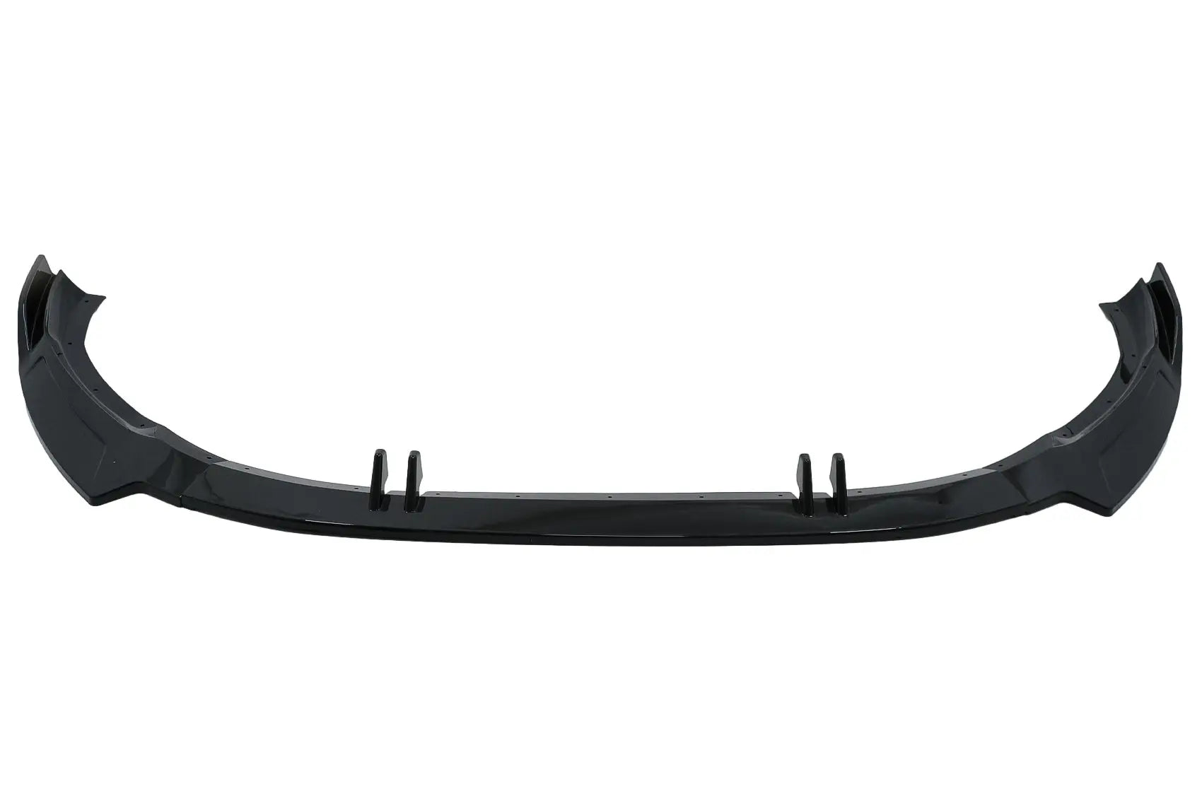 Frontschürzenaufsatz-Spoilerlippe Passend Für Audi A4 B9 Second Facelift S-Line (2020) Piano Black KITT