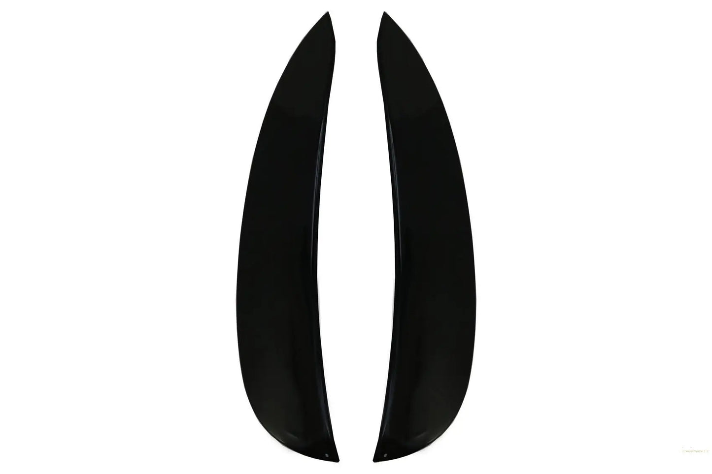Frontschürzenklappen Seitenfinnen Flics Passend Für Mercedes E-Klasse W213 S213 C238 A238 E43 E53 Design Black Edition KITT