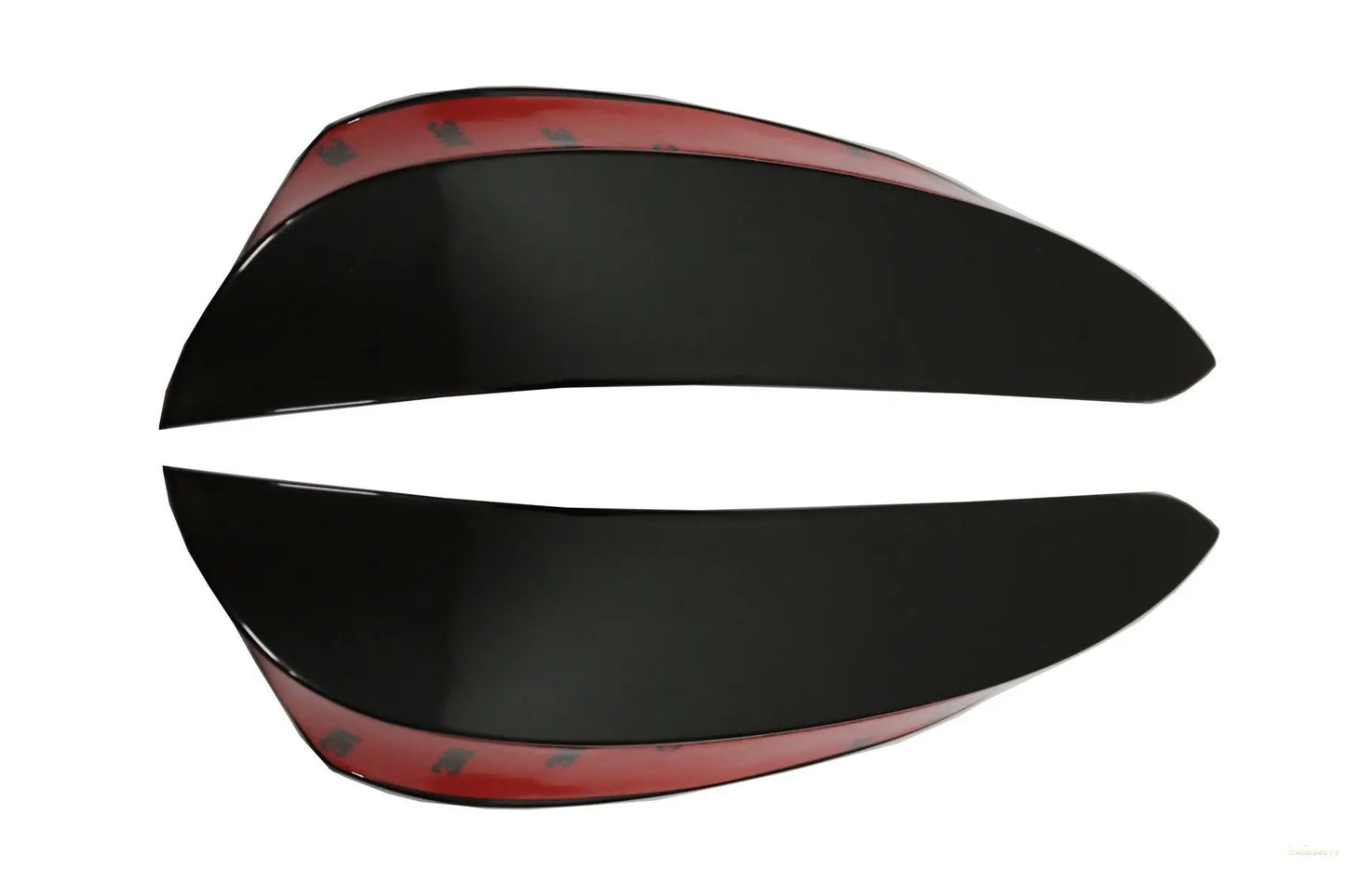 Frontschürzenklappen Seitenfinnen Flics Passend Für Mercedes E-Klasse W213 S213 C238 A238 E43 E53 Design Black Edition KITT