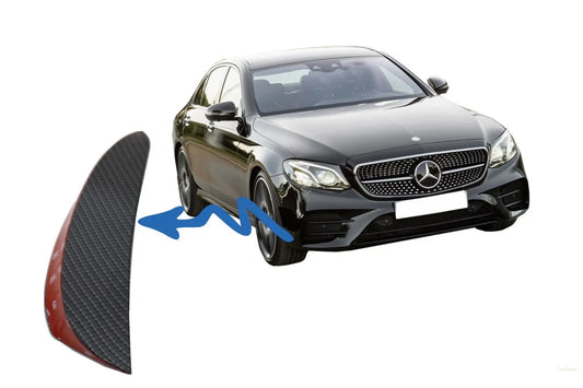 Frontschürzenklappen Seitenflossen Flics Passend Für Mercedes W213 S213 C238 A238 E43 E53 Design Carbonfolie Beschichtet KITT