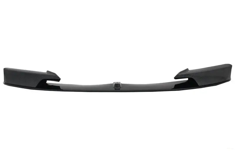 Frontschürzenspoiler Splitter Mit Diffusor Doppelauslass Für Einzelauspuff Passend Für BMW 3er F30 F31 M-Performance Design Carbonfolie KITT
