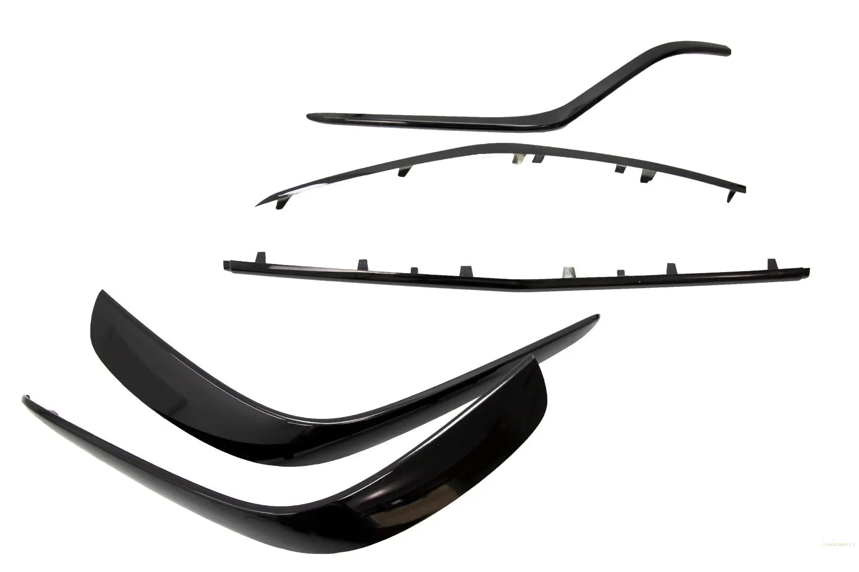 Frontspoiler Splitter Flaps Flics Passend Für Mercedes GLE Coupé C292 (2015-2018) Piano Black KITT