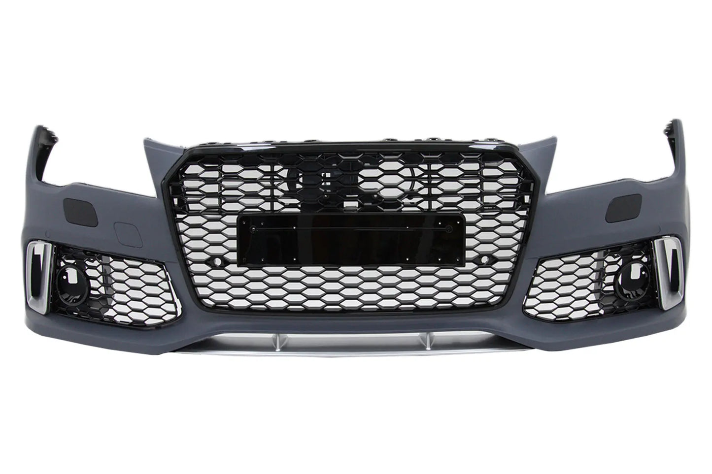 Frontstoßstange Mit Diffusor & Endrohren Passend Für Audi A7 4G Pre-Facelift (2010-2014) RS7 Design KITT