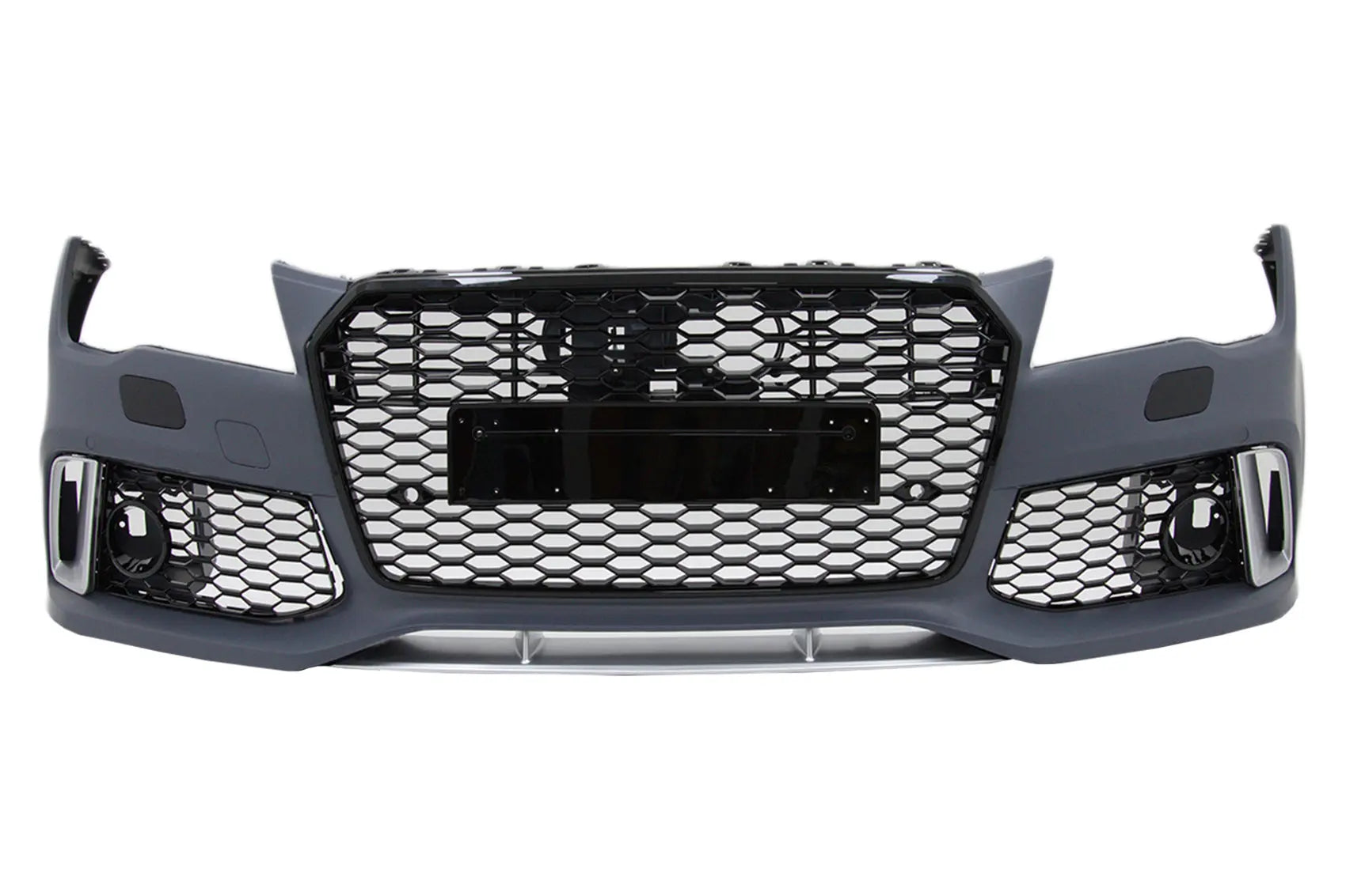 Frontstoßstange Mit Diffusor & Endrohren Passend Für Audi A7 4G Pre-Facelift (2010-2014) RS7 Design KITT