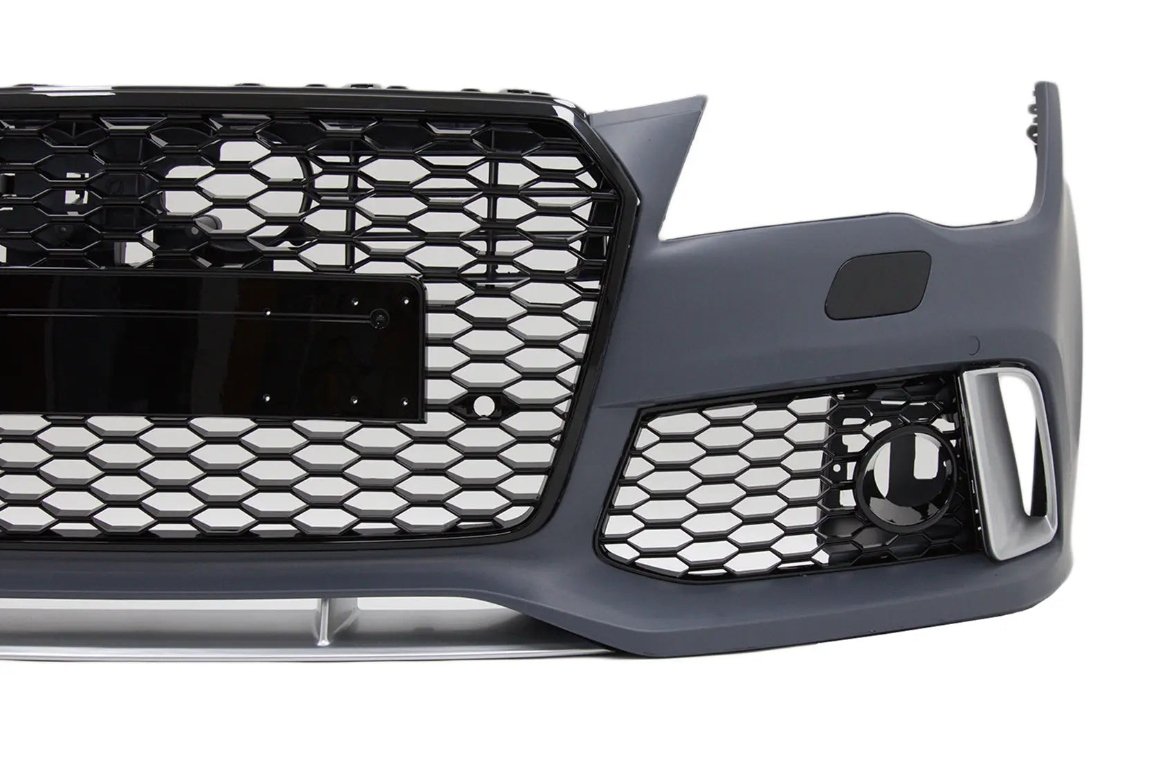 Frontstoßstange Mit Diffusor & Endrohren Passend Für Audi A7 4G Pre-Facelift (2010-2014) RS7 Design KITT