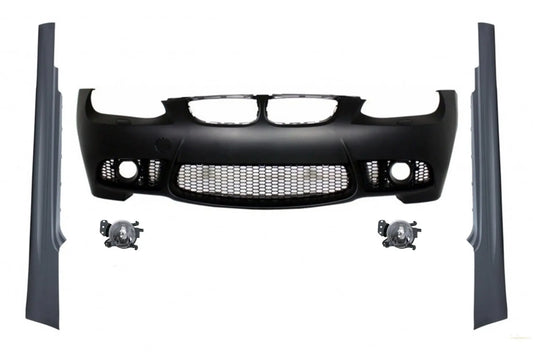 Frontstoßstange Mit Nebelscheinwerfern Und Seitenschwellern Passend Für BMW 3er E92 E93 (2006-2009) M3 Look KITT