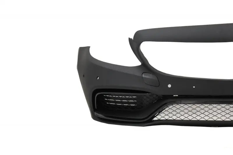 Frontstoßstange Ohne Gitter & Diffusor Mit Endschalldämpfer Chrom Passend Für Mercedes C-Klasse W205 S205 (2014-2018) C63 Look KITT