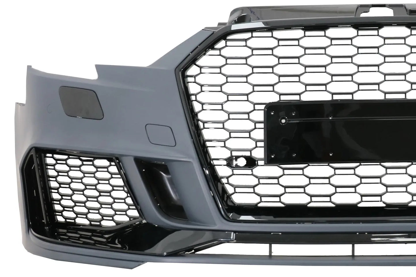 Frontstoßstange Passend Für Audi A3 8V Facelift (2016-2018) Fließheck Sportback RS3 Brillantschwarzes Design KITT
